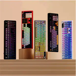상품 이미지: AULA 독거미 F108 /F108 PRO 무선 기계식 게이밍 키보드 풀배열 RGB GASKET 4000mAh /8000mAh 108키