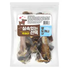 상품 이미지: 펫츠몬 강아지 실속있는선택 건조간식, 양도가니, 500g, 1개
