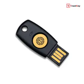 상품 이미지: TRUSTKEY 파이도 PIN 터치 보안키 T110 FIDO2 U2F Security Key USB-A타입 -ms