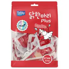상품 이미지: 테비토퍼 닭한마리 플러스 간식, 닭가슴살, 20g, 50개