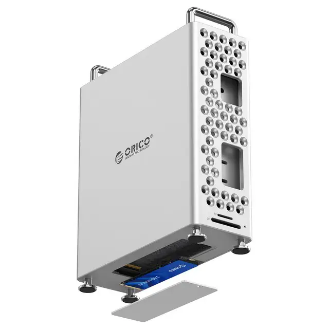 상품 이미지: 오리코 MiniPro 5 in 1 맥미니 M4 적용 M.2 Nvme SSD슬롯 USB-A SD TF 도크 거치대 MS10-5P