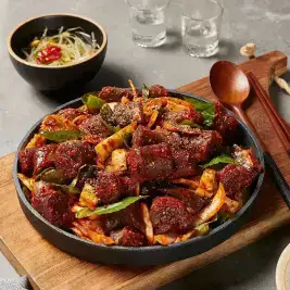 상품 이미지: [쿡솜씨] 매콤순대볶음 야시장1등메뉴 캠핑추천템 신선야채 밀키트