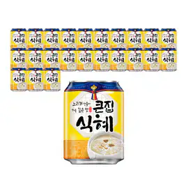 상품 이미지: 해태 큰집 식혜, 238ml, 24개
