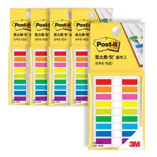 상품 이미지: 쓰리엠 포스트잇 플래그 분류용 필름 683-9KP 20매 9색, 180개입, 5개