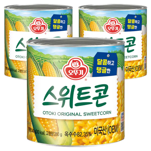 상품 이미지: 오뚜기 스위트콘, 340g, 3개