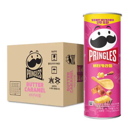 상품 이미지: 프링글스 켈로그 버터카라멜, 110g, 12개