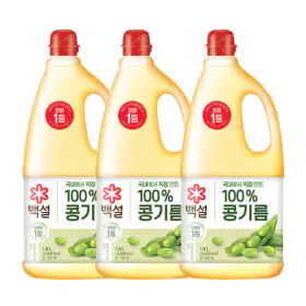 상품 이미지: 백설 콩기름 1.8L x 3개