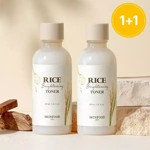 상품 이미지: [스킨푸드][1+1]라이스 브라이트닝 피부결 케어 토너 160ml