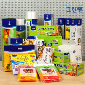 상품 이미지: 크린랩 지퍼백 고무장갑 크린백 위생장갑 비닐장갑 롤백 종이호일 호일 니트릴장갑