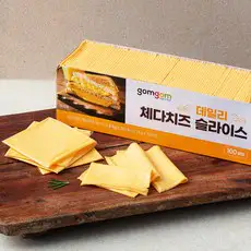 상품 이미지: 곰곰 체다치즈 슬라이스, 18g, 100개입, 1개