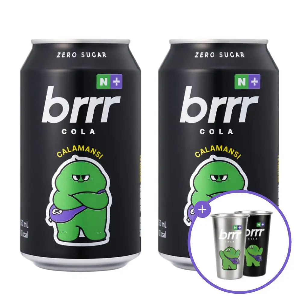 상품 이미지: [변온컵증정]  부르르 X 택이 제로콜라 깔라만시, 350ml, 24개