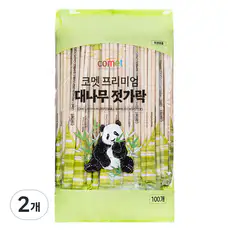 상품 이미지: 코멧 프리미엄 대나무 젓가락, 2개, 100개입