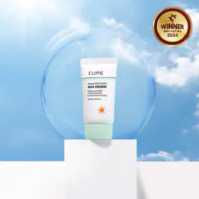 상품 이미지: (1+1)(사은품100%증정) 김정문알로에 큐어 아쿠아 마일드 그린 선크림 40ml