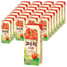 상품 이미지: 남양과수원 사과주스, 190ml, 48개