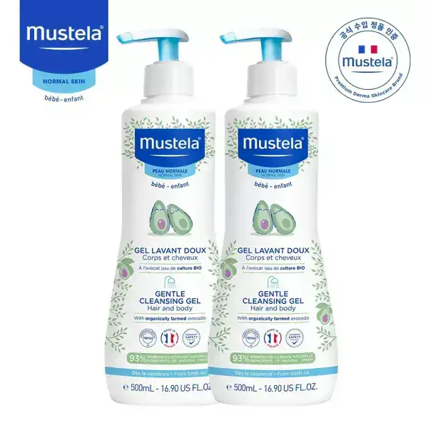 상품 이미지: 무스텔라 젠틀 클렌징 젤 500ml 2개