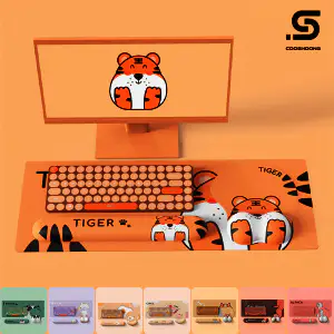 상품 이미지: 쿠슝 마우스 키보드 손목받침대 팜레스트 손목 보호대 장패드 데스크 3종 세트
