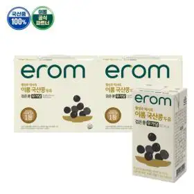 상품 이미지: 이롬 황성주 검은콩무가당두유 190ml x 40팩