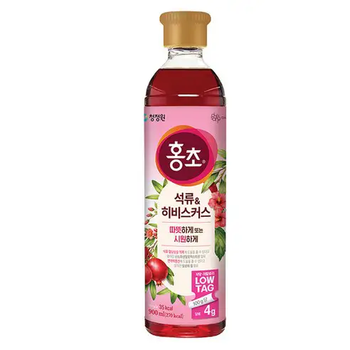 상품 이미지: 청정원 홍초 저당 석류 앤 히비스커스, 900ml, 1개