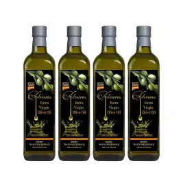 상품 이미지: 알바레즈 엑스트라 버진 올리브오일 500ml 4병 스페인 피쿠알 냉압착 올리브유
