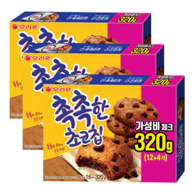 상품 이미지: 오리온 촉촉한 초코칩 16개입 x 3박스