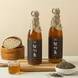 상품 이미지: 백년본가 꼬소한 방앗간 저온압착 참기름 350ml 2병