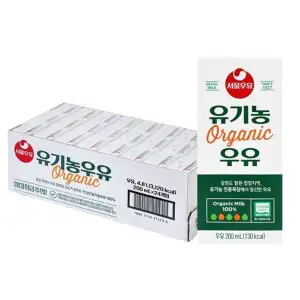 상품 이미지: 서울우유 유기농우유 200mlx24개