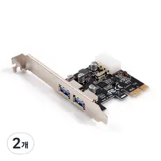 상품 이미지: 넥스트 USB3.0 2포트 PCI Express 확장 카드, NEXT-212U3 PCI-E, 2개