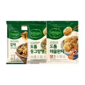 상품 이미지: CJ제일제당 (명절한상차림)비비고 도톰동그랑땡560g + 도톰해물완자510g + 잡채644g