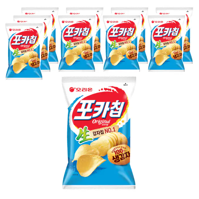 상품 이미지: 오리온 포카칩 오리지널, 66g, 10개