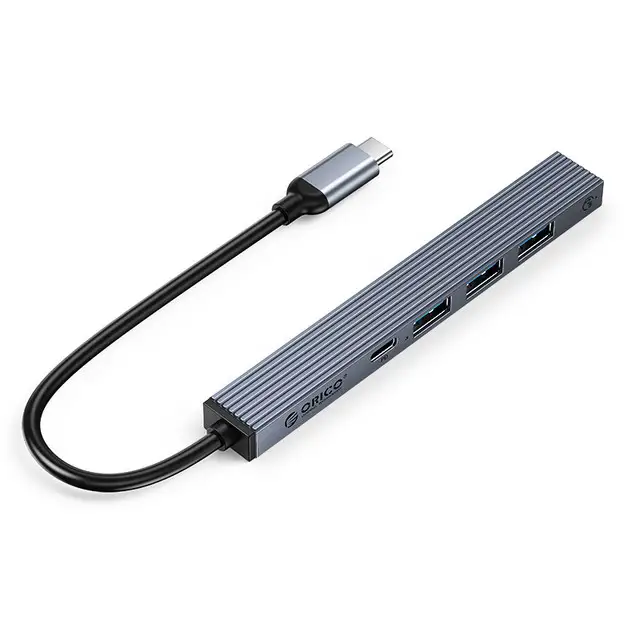 상품 이미지: 오리코 C타입 4 in 1 USB 3.0 Type-C PD 60W 알루미늄 멀티허브 BHC2