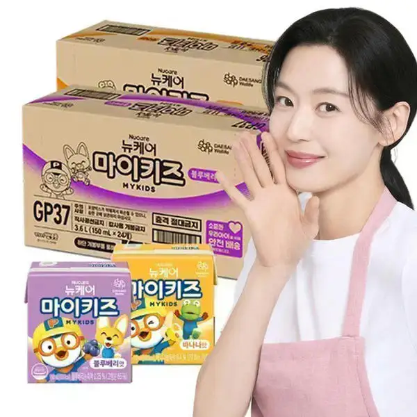상품 이미지: 뉴케어 마이키즈 블루베리맛 150ml, 24개+바나나맛 150ml, 24개