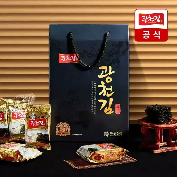 상품 이미지: [T쇼페] [선물세트] 3대째 달인 재래 도시락김 27봉 선물세트