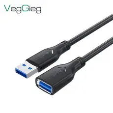 상품 이미지: 베지그 V-U3 시리즈 USB 3.0 AM-AF 연장 케이블, 0.5m, 1개