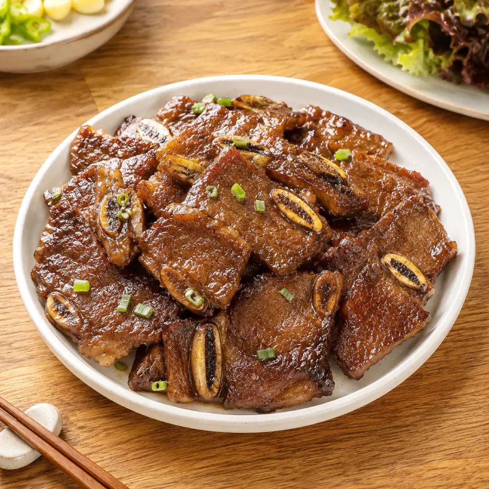 상품 이미지: 양념 la갈비 1kg 소고기 소 양념갈비 구이 캠핑음식 명절 설 추석 선물세트