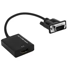 상품 이미지: 넥스트링크 케이블 타입 VGA to HDMI 컨버터, 2412VHC, 1개
