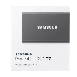 상품 이미지: 삼성전자 포터블 SSD T7 (1TB ) 그레이 ST D
