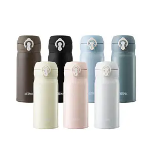 상품 이미지: 써모스 뉴데일리 원터치 텀블러 350ml JNL-355K/보온병보냉병/원터치/초경량/물병