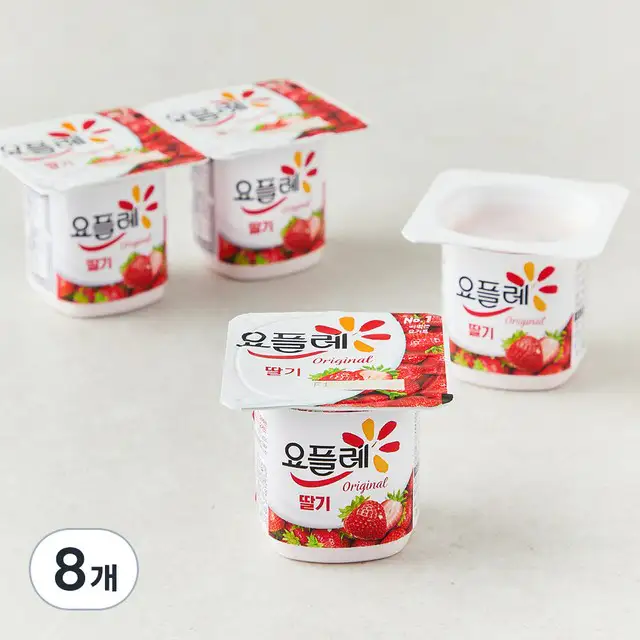 상품 이미지: 요플레 오리지널 딸기, 85g, 8개