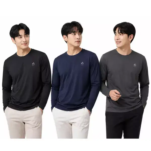 상품 이미지: [김영주] 26년 신상 긴팔사방스판티셔츠 3종택1