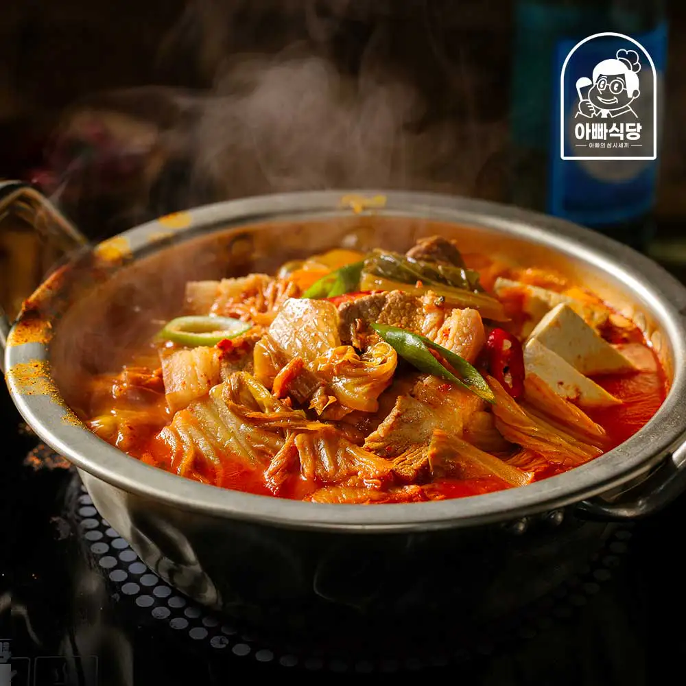 상품 이미지: [체험팩] 국내산 배추로만든 옛날 돼지고기 김치찌개 230g 외 국물요리