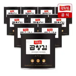 상품 이미지: 광천김 프리미엄 곱창김 캔김 30g x 10캔