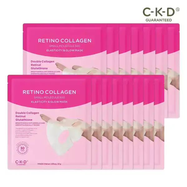 상품 이미지: CKD 레티노콜라겐 탄력광채 하이드로겔 마스크 31g 10매 대용량