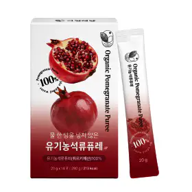상품 이미지: 자연해답 유기농 석류퓨레 20g x 14포 한 포 가득 진하게 담은 석류