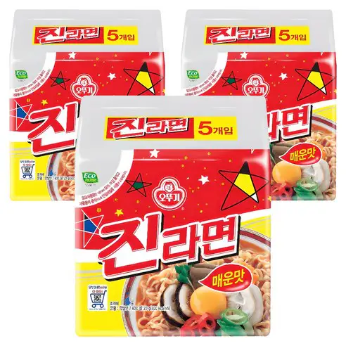 상품 이미지: 오뚜기 진라면 매운맛 120g, 15개