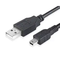 상품 이미지: USB 미니 5핀 케이블 외장하드 디지털카메라 하이패스 톡톡펜 명꼬펜 충전 연결선, 0.8m, 1개