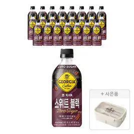 상품 이미지: 조지아 크래프트 스위트블랙, 470ml, 24개 + 증정(도시락용기,주문시 100% 증정)