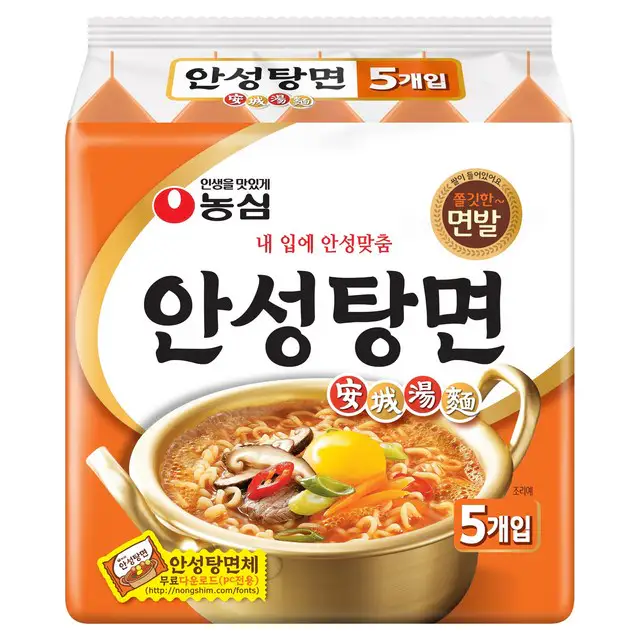 상품 이미지: 안성탕면 125g, 5개