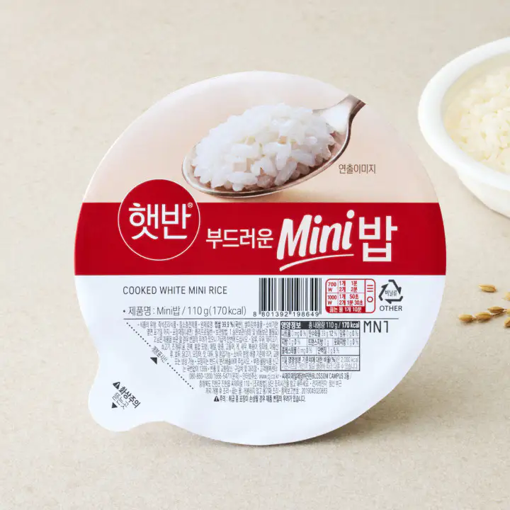 상품 이미지: 햇반 부드러운 미니 백미밥 110g, 32개