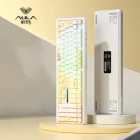 상품 이미지: Aula 독거미 F108 유무선 기계식 키보드 풀배열 핫스왑 3종 연결방식 4000mAh