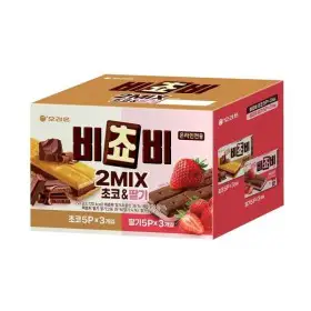 상품 이미지: 오리온 비쵸비 2MIX 혼합 초코 5P 3박스 + 딸기 5P 3박스